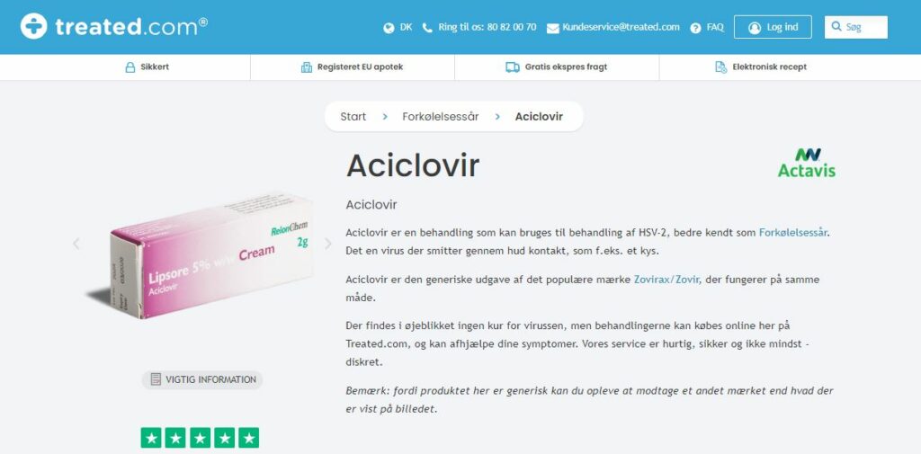 Køb Aciclovir