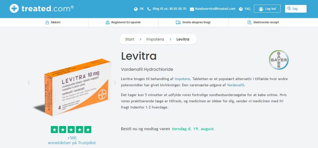 Køb Levitra